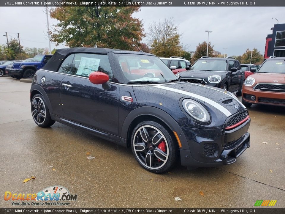 Front 3/4 View of 2021 Mini Convertible John Cooper Works Photo #1