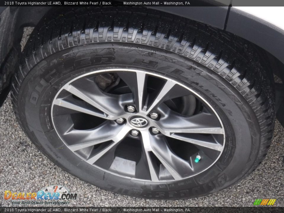 2018 Toyota Highlander LE AWD Blizzard White Pearl / Black Photo #8