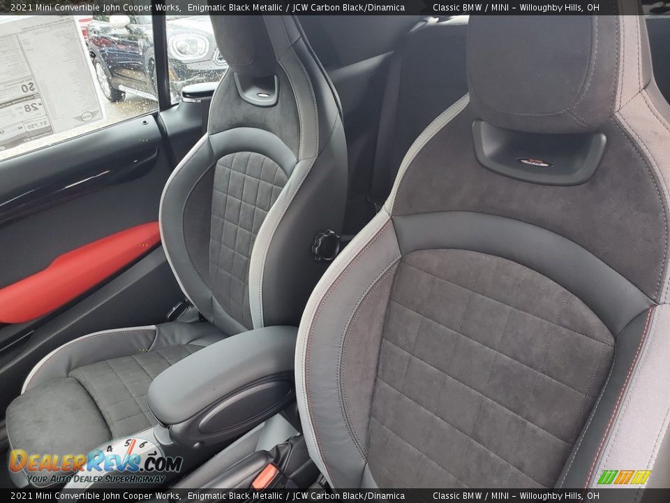 Front Seat of 2021 Mini Convertible John Cooper Works Photo #5