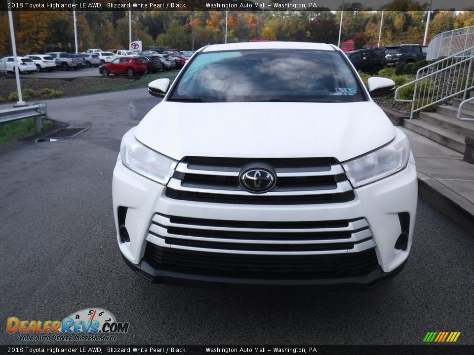 2018 Toyota Highlander LE AWD Blizzard White Pearl / Black Photo #9