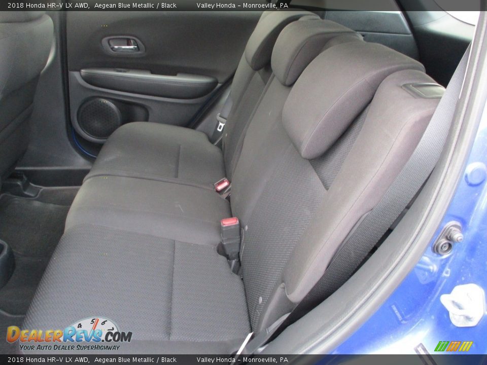 2018 Honda HR-V LX AWD Aegean Blue Metallic / Black Photo #13