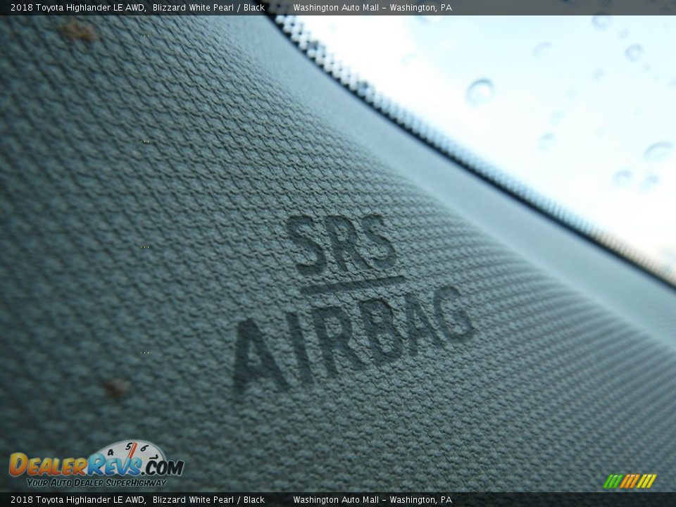 2018 Toyota Highlander LE AWD Blizzard White Pearl / Black Photo #20