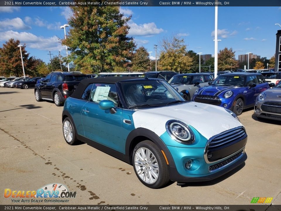 Front 3/4 View of 2021 Mini Convertible Cooper Photo #1