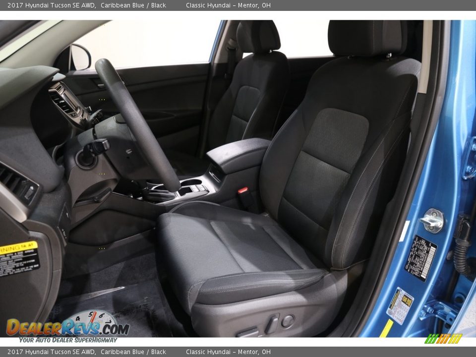 2017 Hyundai Tucson SE AWD Caribbean Blue / Black Photo #5