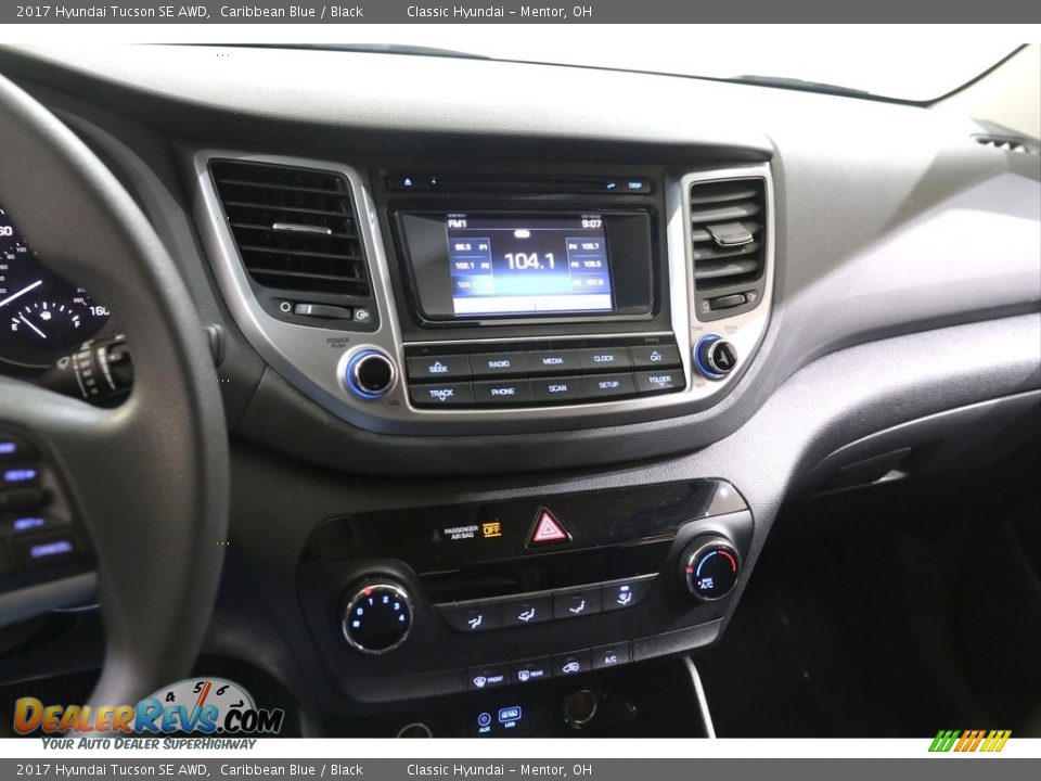 2017 Hyundai Tucson SE AWD Caribbean Blue / Black Photo #9