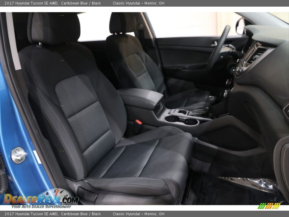 2017 Hyundai Tucson SE AWD Caribbean Blue / Black Photo #14