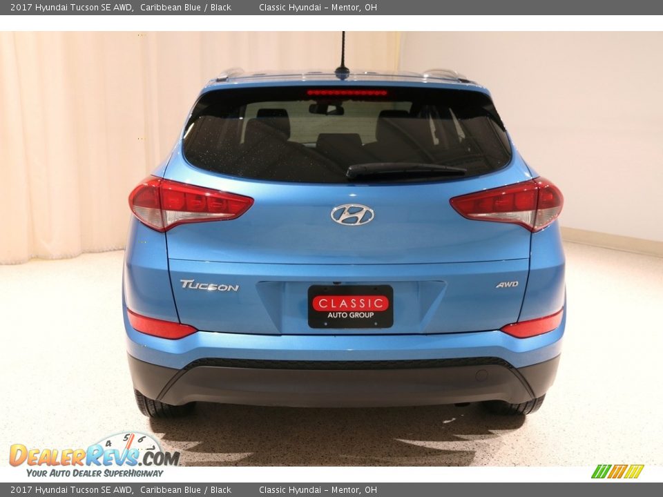 2017 Hyundai Tucson SE AWD Caribbean Blue / Black Photo #17