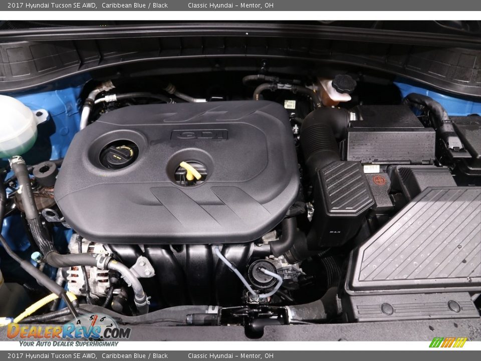 2017 Hyundai Tucson SE AWD Caribbean Blue / Black Photo #18