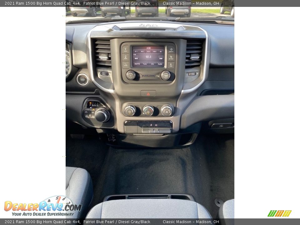 2021 Ram 1500 Big Horn Quad Cab 4x4 Patriot Blue Pearl / Diesel Gray/Black Photo #6