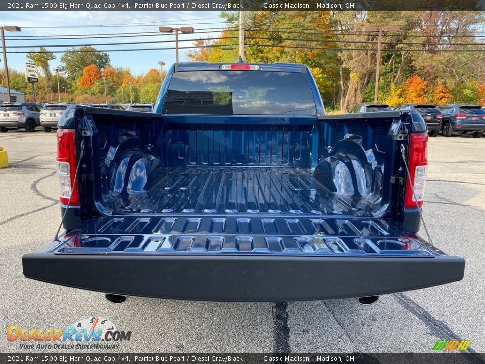 2021 Ram 1500 Big Horn Quad Cab 4x4 Patriot Blue Pearl / Diesel Gray/Black Photo #11