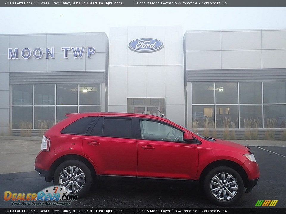 2010 Ford Edge SEL AWD Red Candy Metallic / Medium Light Stone Photo #1