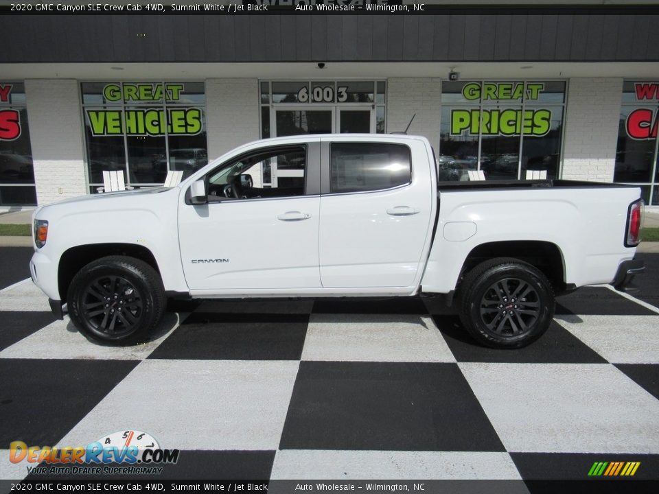 2020 GMC Canyon SLE Crew Cab 4WD Summit White / Jet Black Photo #1