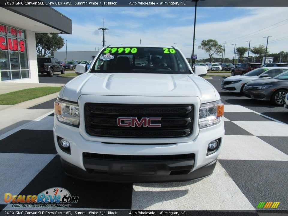 2020 GMC Canyon SLE Crew Cab 4WD Summit White / Jet Black Photo #2