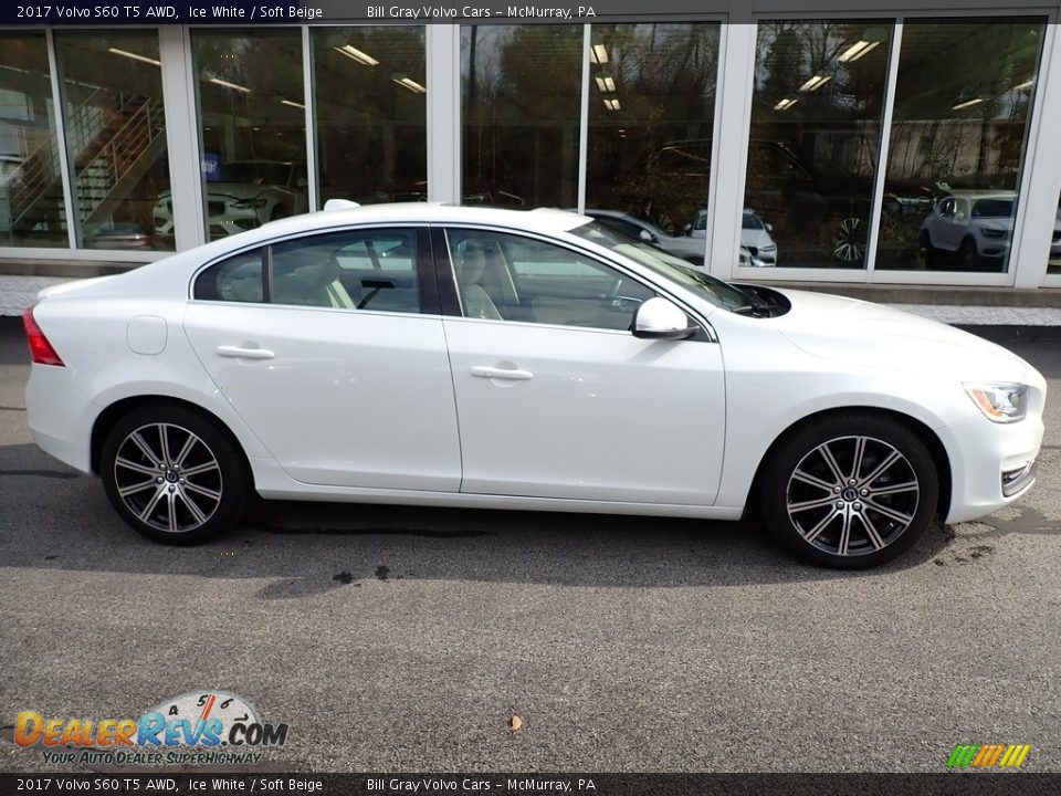 Ice White 2017 Volvo S60 T5 AWD Photo #2