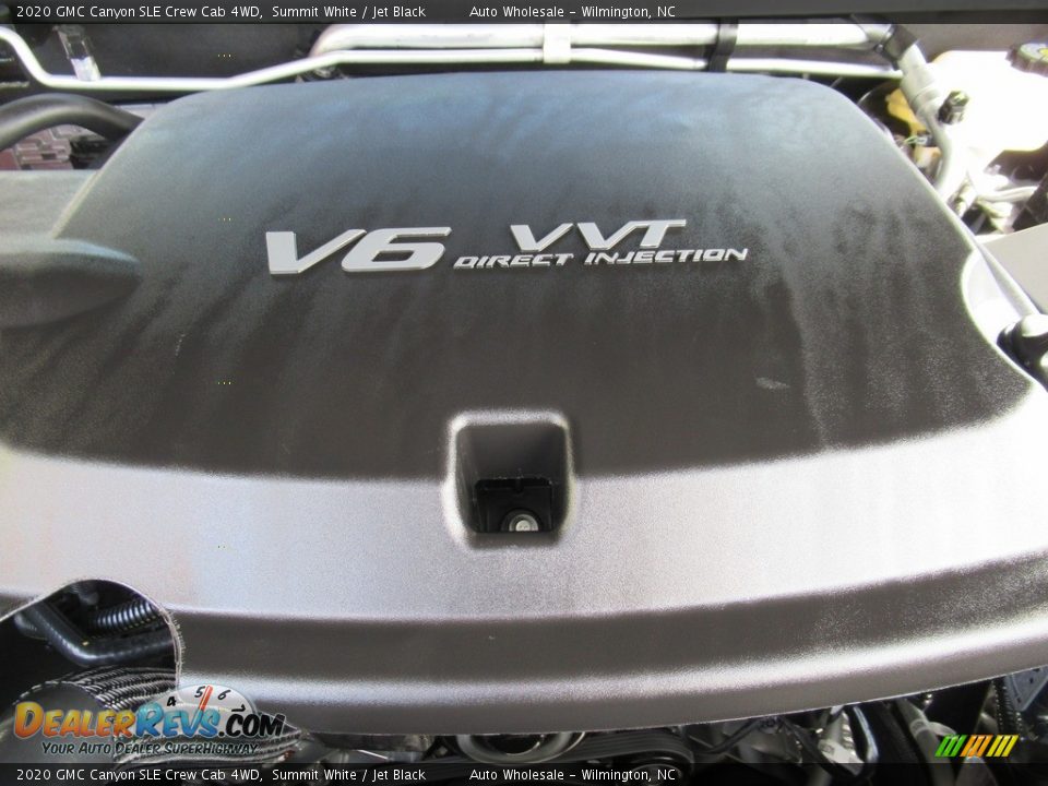 2020 GMC Canyon SLE Crew Cab 4WD Summit White / Jet Black Photo #6