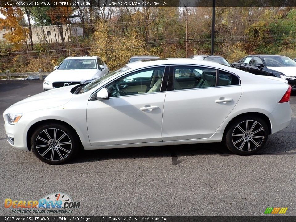 Ice White 2017 Volvo S60 T5 AWD Photo #7