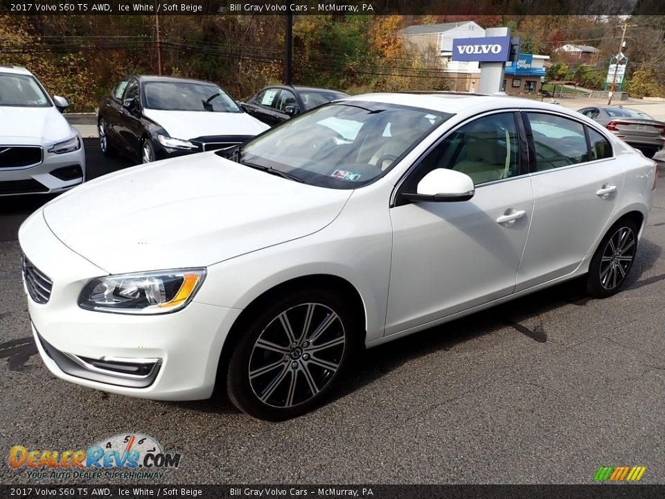 Ice White 2017 Volvo S60 T5 AWD Photo #8