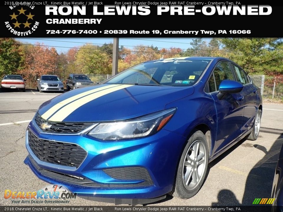 2018 Chevrolet Cruze LT Kinetic Blue Metallic / Jet Black Photo #1