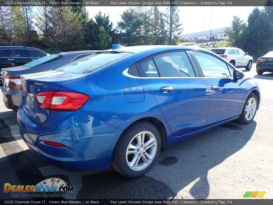 2018 Chevrolet Cruze LT Kinetic Blue Metallic / Jet Black Photo #3