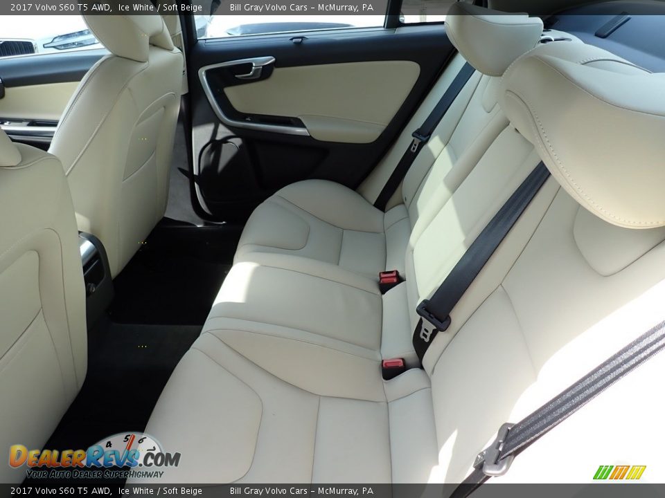 Rear Seat of 2017 Volvo S60 T5 AWD Photo #12