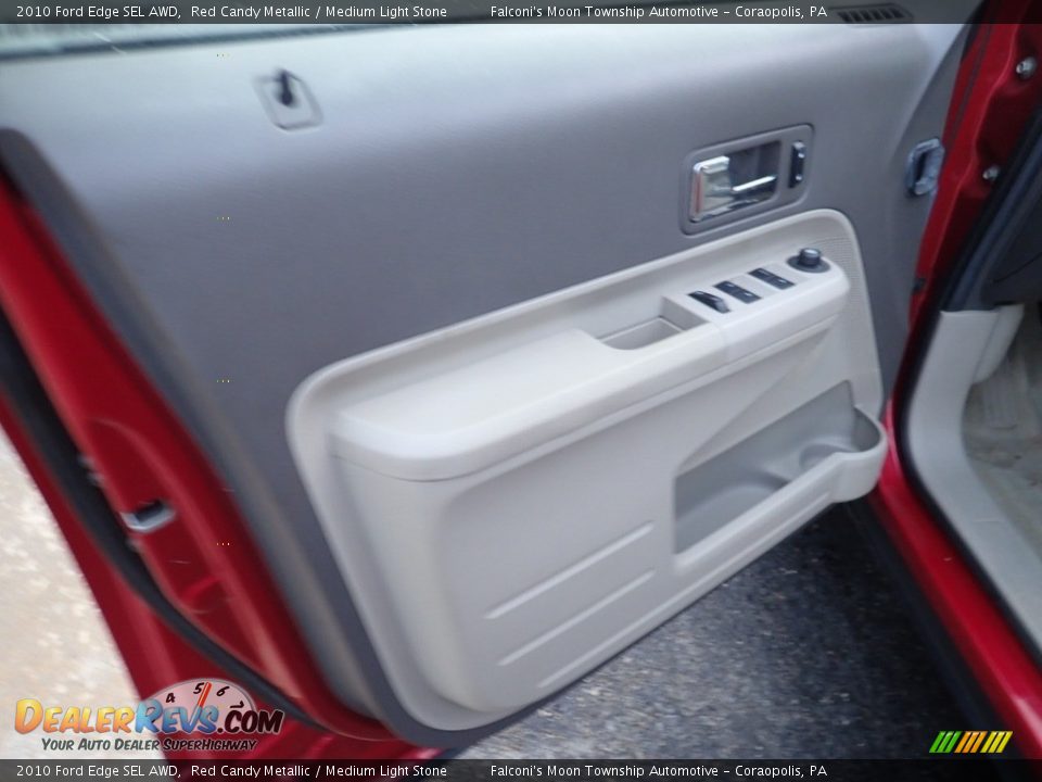 2010 Ford Edge SEL AWD Red Candy Metallic / Medium Light Stone Photo #20