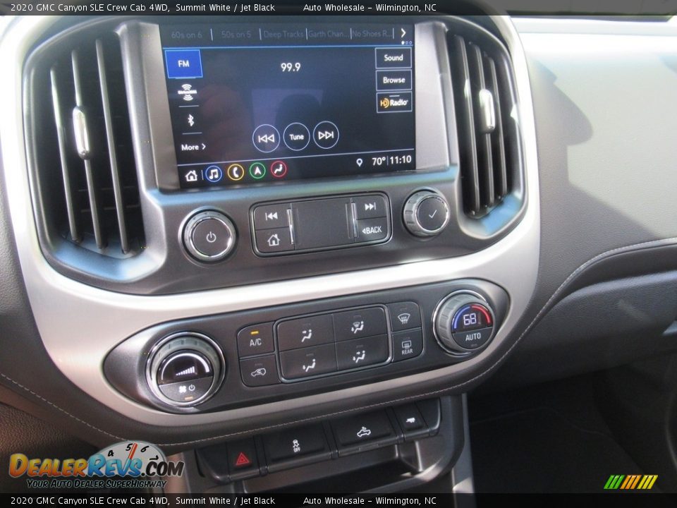 2020 GMC Canyon SLE Crew Cab 4WD Summit White / Jet Black Photo #17