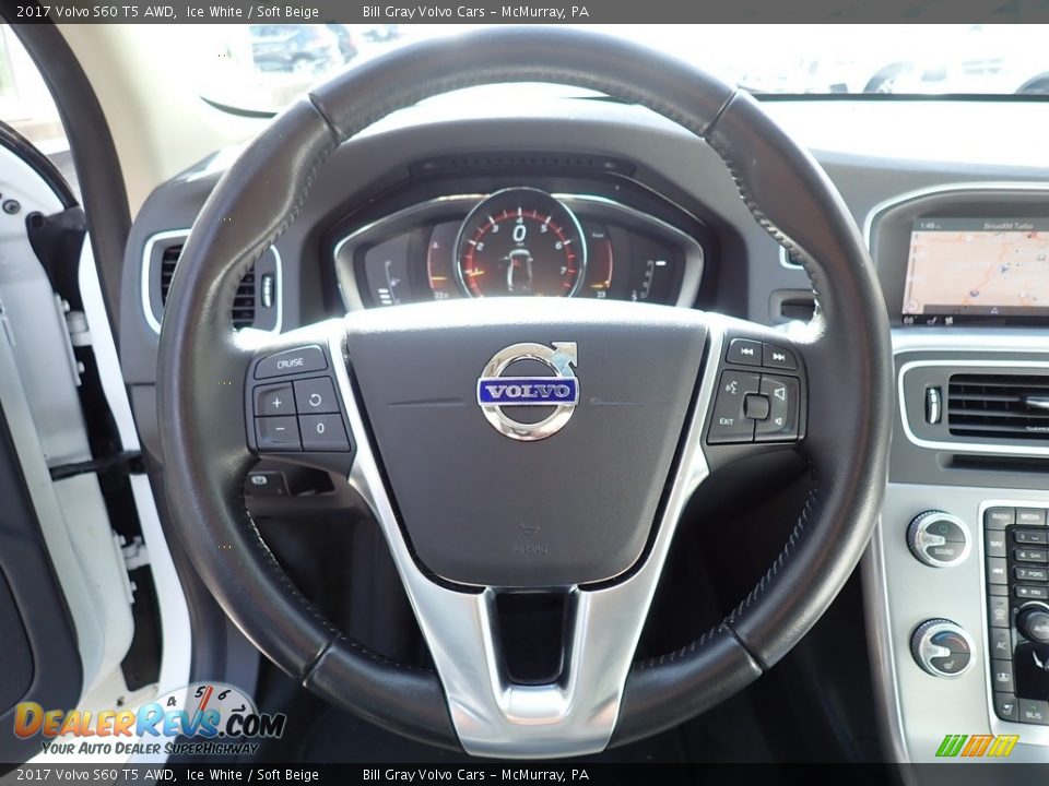 2017 Volvo S60 T5 AWD Steering Wheel Photo #20