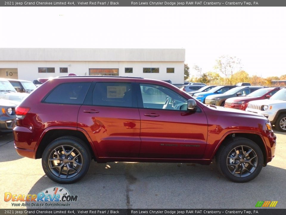 2021 Jeep Grand Cherokee Limited 4x4 Velvet Red Pearl / Black Photo #4