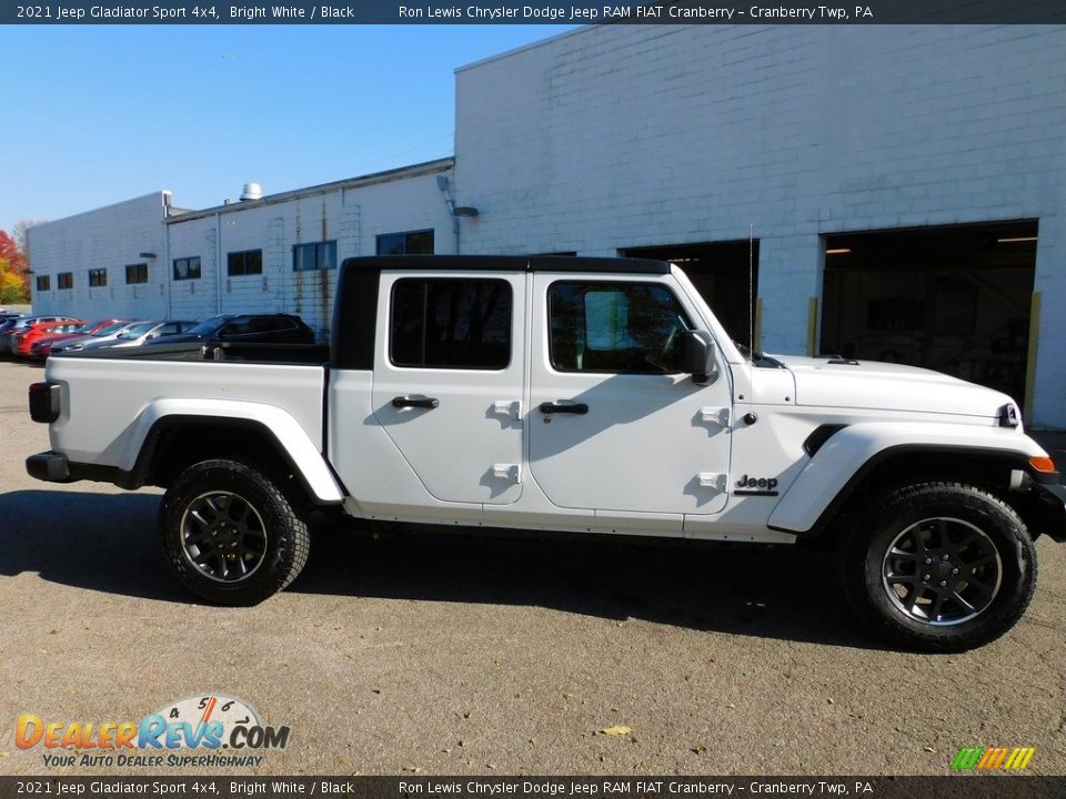2021 Jeep Gladiator Sport 4x4 Bright White / Black Photo #4