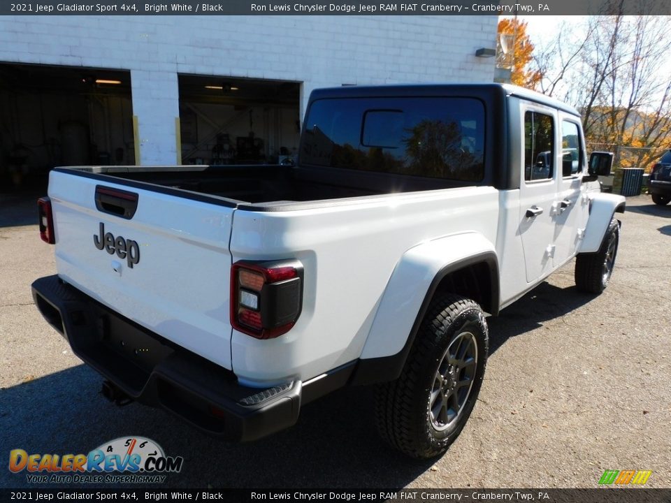 2021 Jeep Gladiator Sport 4x4 Bright White / Black Photo #5