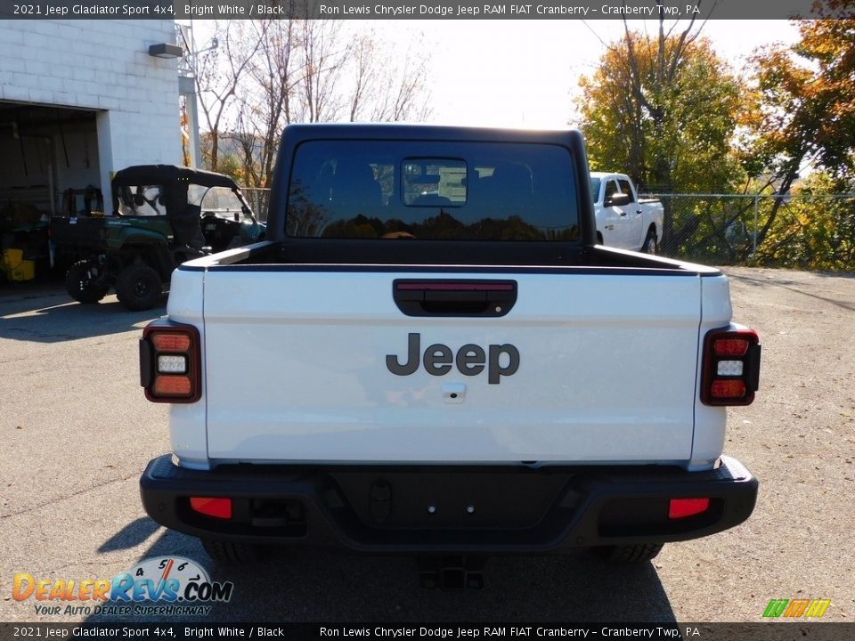 2021 Jeep Gladiator Sport 4x4 Bright White / Black Photo #6