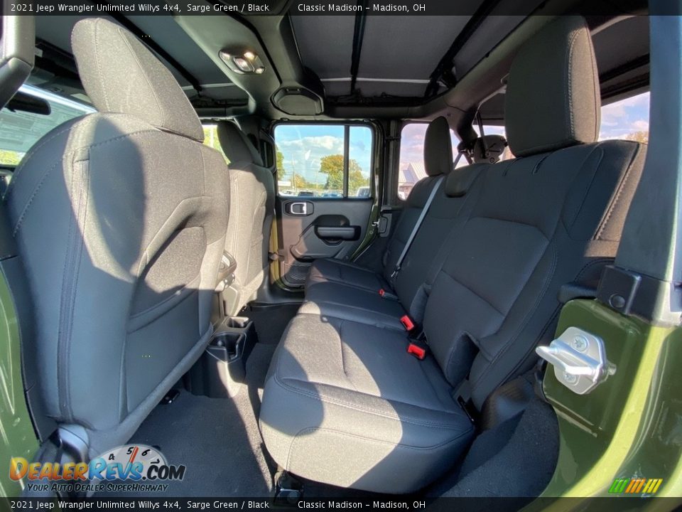 2021 Jeep Wrangler Unlimited Willys 4x4 Sarge Green / Black Photo #4