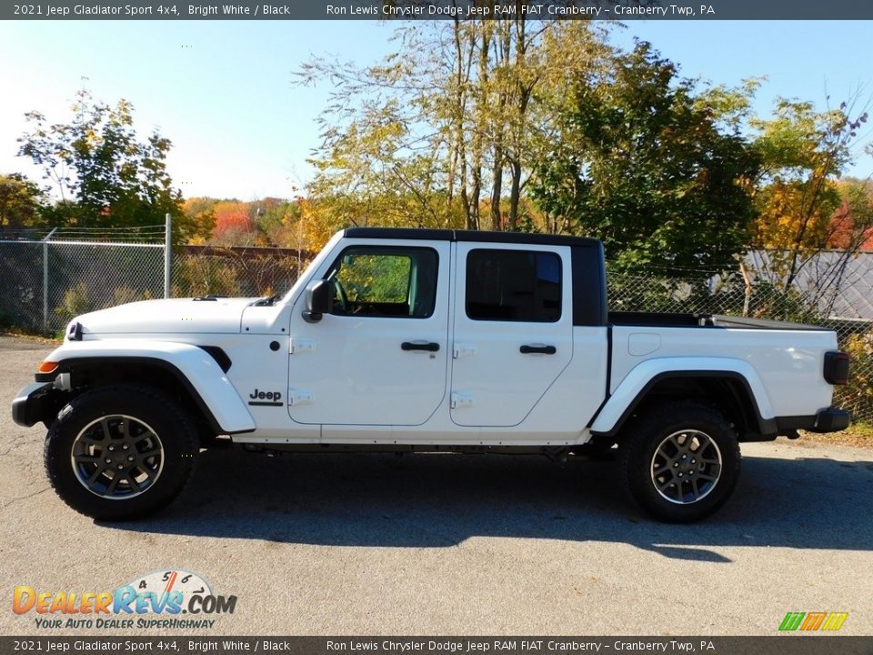 2021 Jeep Gladiator Sport 4x4 Bright White / Black Photo #9