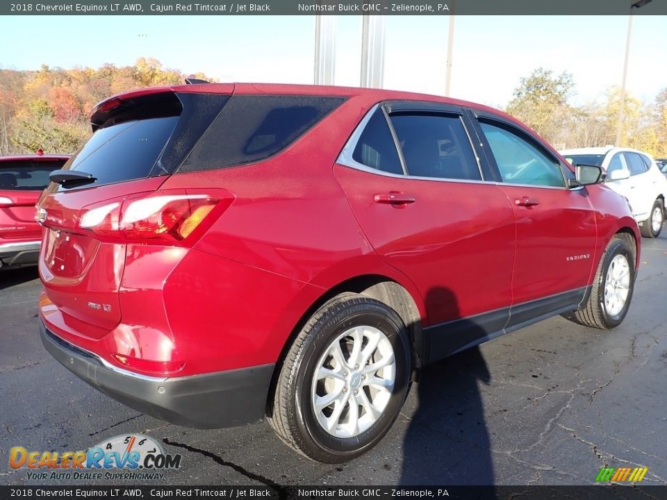 2018 Chevrolet Equinox LT AWD Cajun Red Tintcoat / Jet Black Photo #9