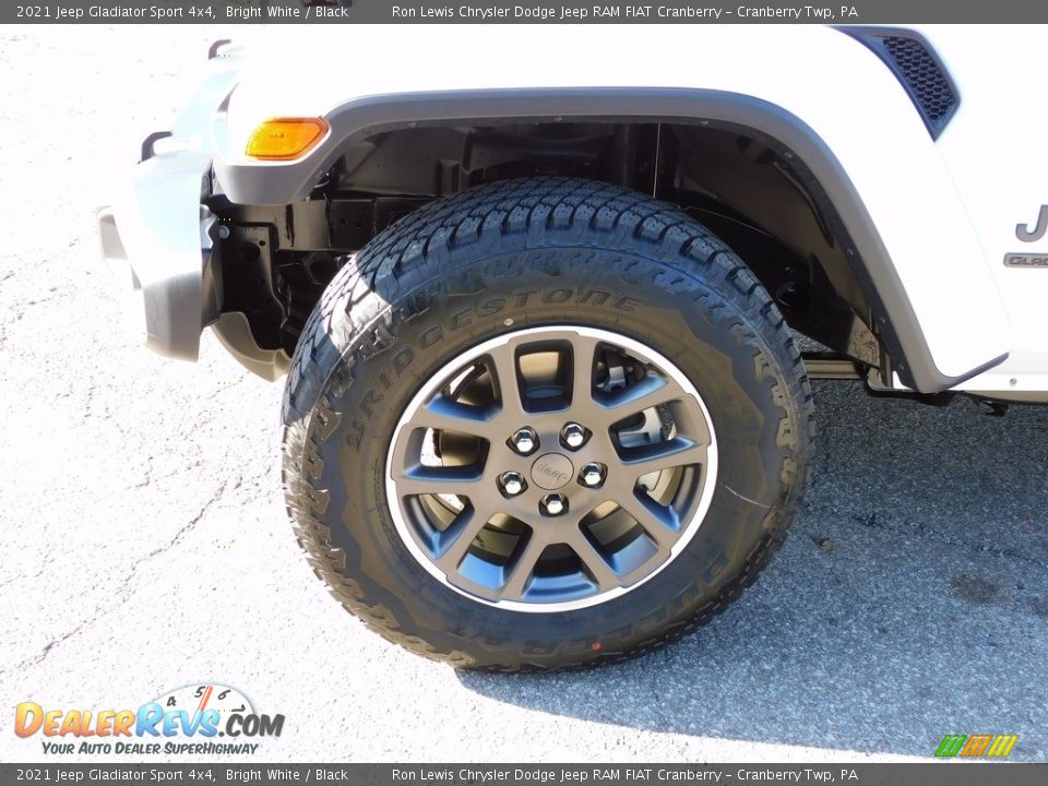 2021 Jeep Gladiator Sport 4x4 Bright White / Black Photo #10