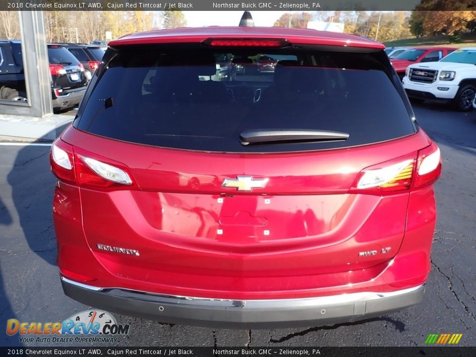 2018 Chevrolet Equinox LT AWD Cajun Red Tintcoat / Jet Black Photo #10