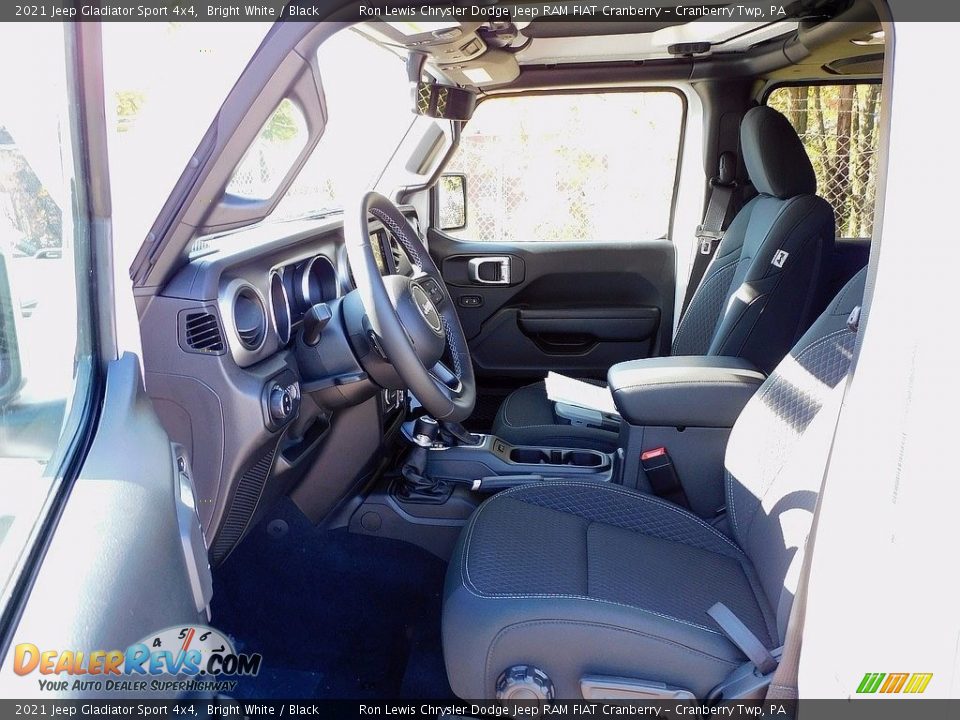 2021 Jeep Gladiator Sport 4x4 Bright White / Black Photo #11