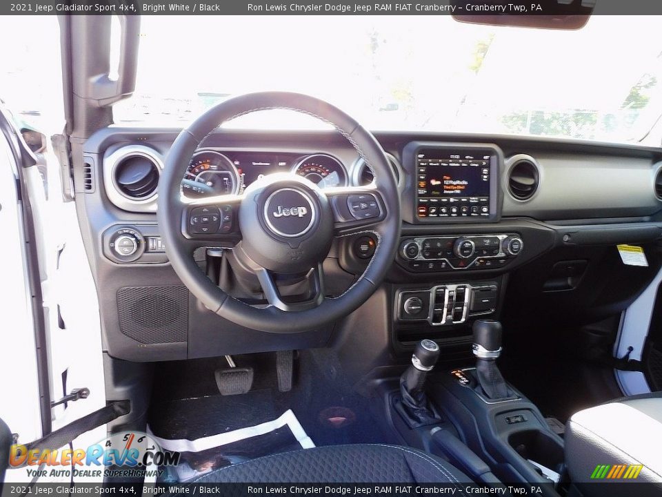 2021 Jeep Gladiator Sport 4x4 Bright White / Black Photo #13