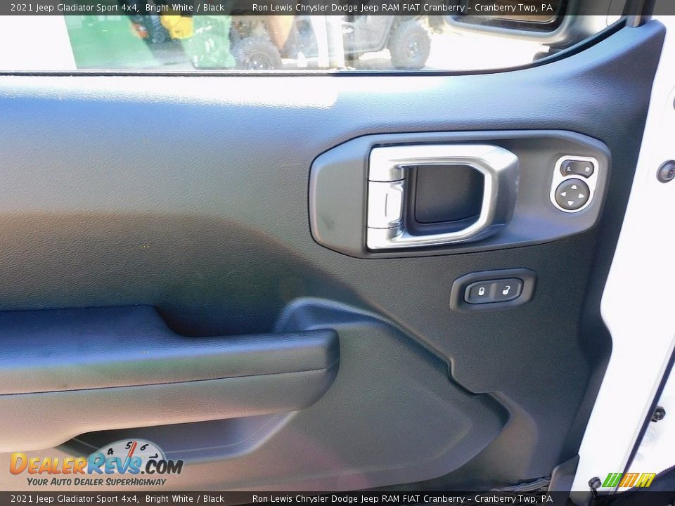 2021 Jeep Gladiator Sport 4x4 Bright White / Black Photo #14