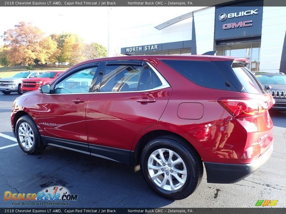 2018 Chevrolet Equinox LT AWD Cajun Red Tintcoat / Jet Black Photo #13