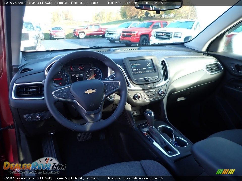 2018 Chevrolet Equinox LT AWD Cajun Red Tintcoat / Jet Black Photo #21