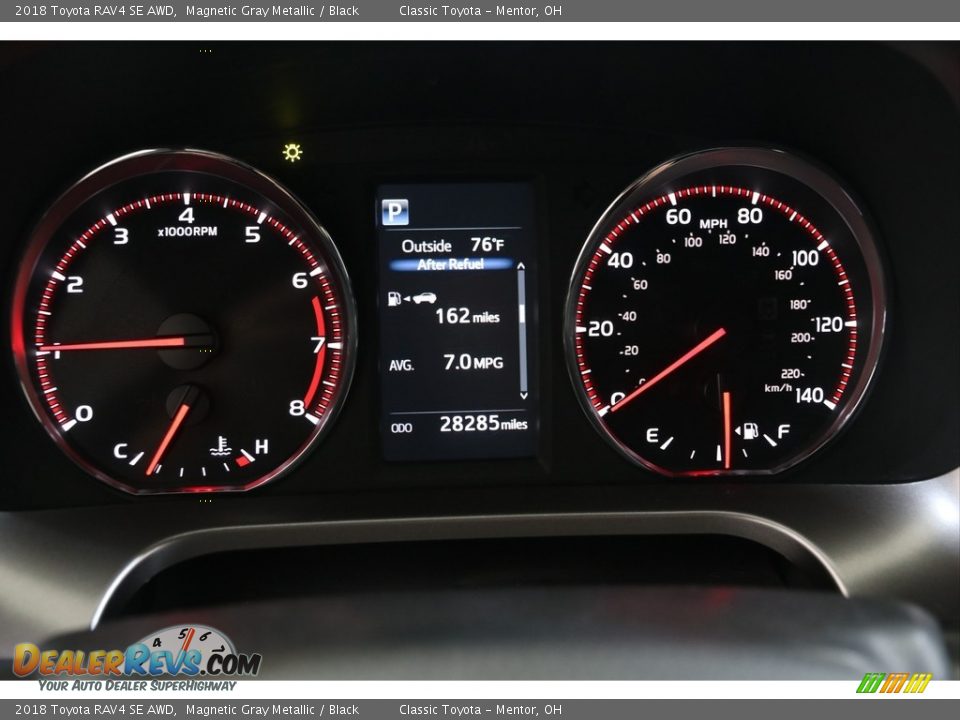 2018 Toyota RAV4 SE AWD Magnetic Gray Metallic / Black Photo #7