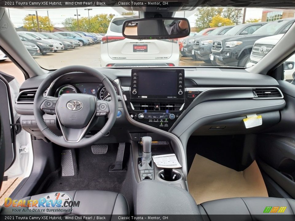 Black Interior - 2021 Toyota Camry XSE Hybrid Photo #4