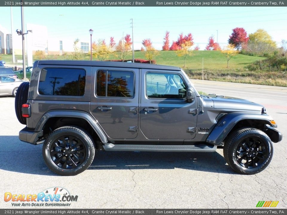 2021 Jeep Wrangler Unlimited High Altitude 4x4 Granite Crystal Metallic / Black Photo #4