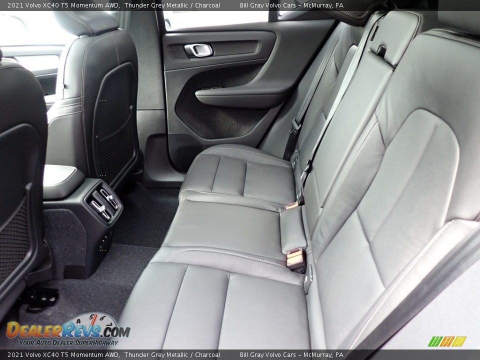 Rear Seat of 2021 Volvo XC40 T5 Momentum AWD Photo #8