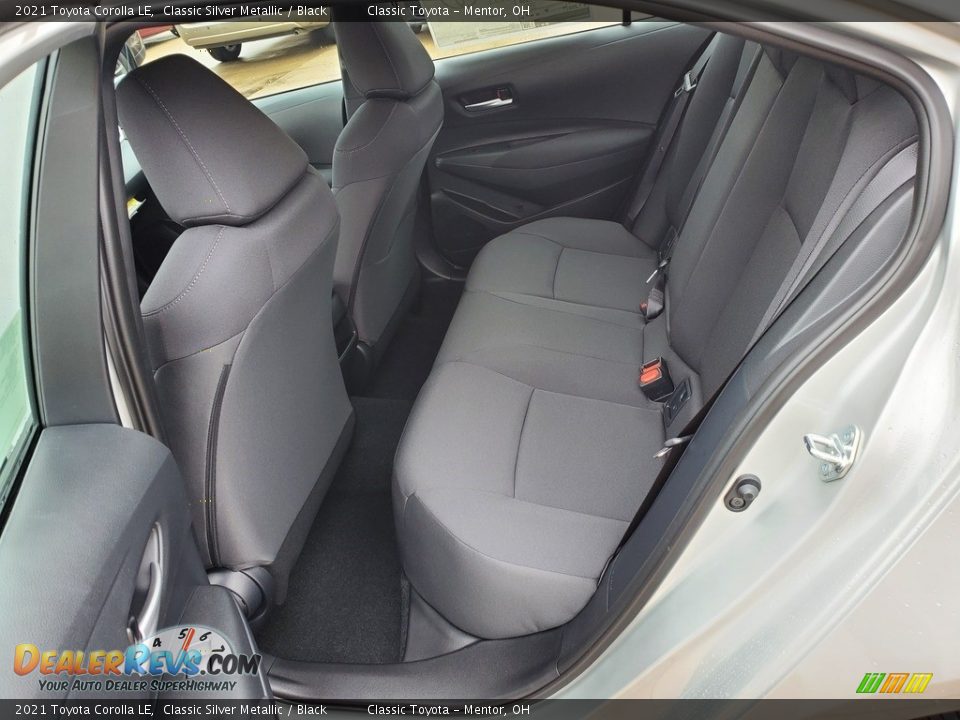 Rear Seat of 2021 Toyota Corolla LE Photo #3