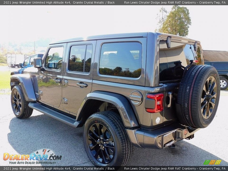 2021 Jeep Wrangler Unlimited High Altitude 4x4 Granite Crystal Metallic / Black Photo #8