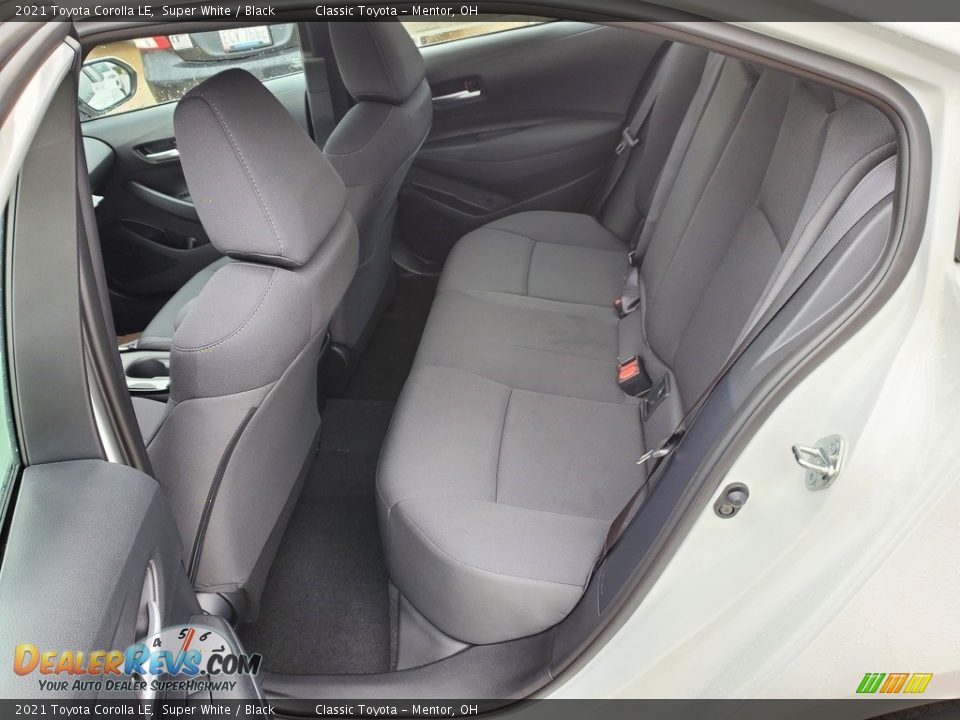 Rear Seat of 2021 Toyota Corolla LE Photo #3