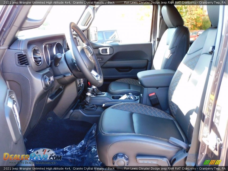 2021 Jeep Wrangler Unlimited High Altitude 4x4 Granite Crystal Metallic / Black Photo #11