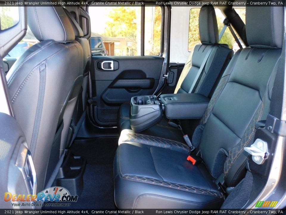 2021 Jeep Wrangler Unlimited High Altitude 4x4 Granite Crystal Metallic / Black Photo #12